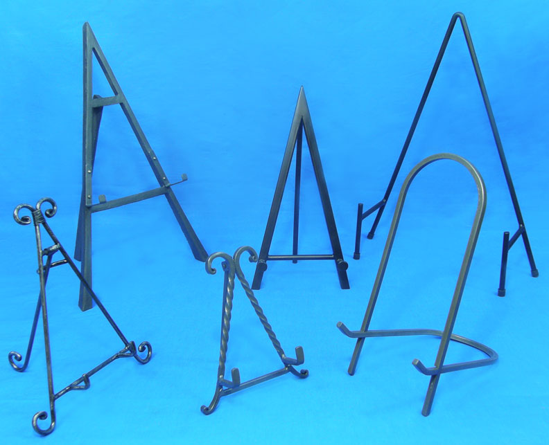 Amron iron decorative display easels