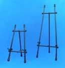 black adjusable display easels by amron