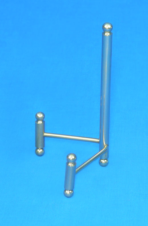 Brass post easel
