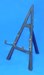 9" Wrought Iron Black Easel - 44-309