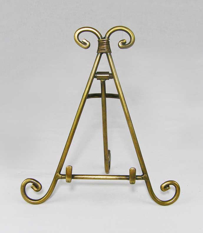 Extra Large Brass Picture Stand Vintage Brass Easel Large Brass